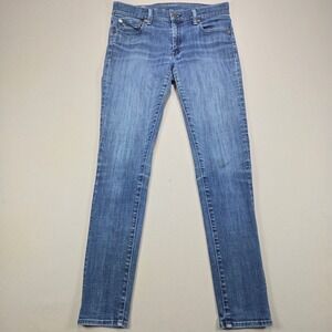 Polo Ralph Lauren Tompkins Skinny Jeans Stretch Denim Medium Wash Womens 28 30